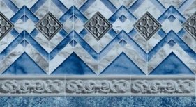 Blue Neptune Tile White Avelino Floor
